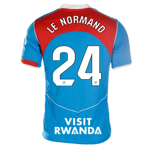 Stroje piłkarskie Atletico Madrid Robin Le Normand #24 Koszulka Trzeciej dla damskie 2025-26 Krótki Rękaw